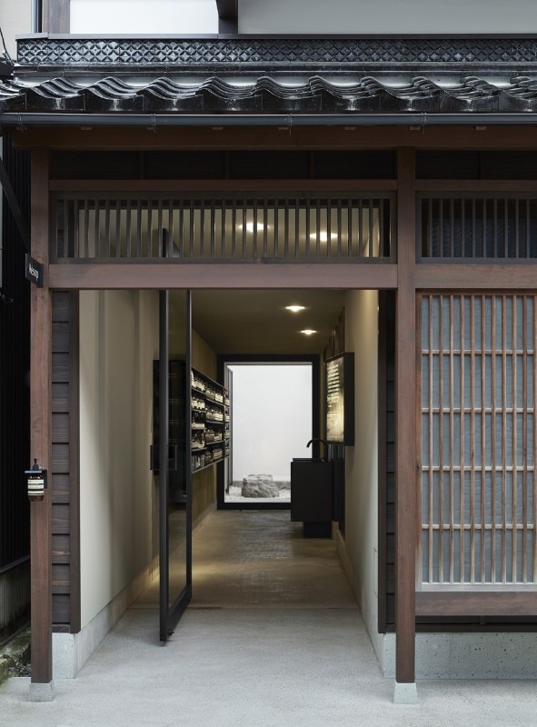 Japan. A traditional style row house hosts Aesop Kanazawa Domus